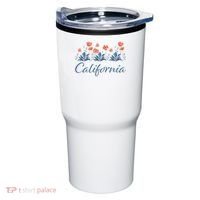 Row Of California Poppies Tumbler thumb 0