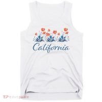 Row Of California Poppies Tank Top thumb 0