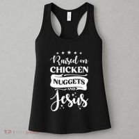 Raised On Chicken Nuggets And Jesus Women's Tank Top thumb 3