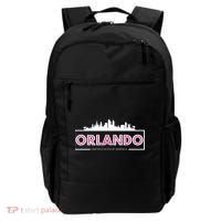 Retro Orlando City Skyline Backpack thumb 0