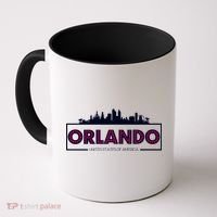 Retro Orlando City Skyline Coffee Mug thumb 0