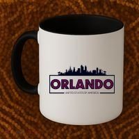 Retro Orlando City Skyline Coffee Mug thumb 2