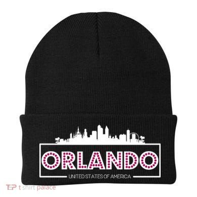 Retro Orlando City Skyline Beanie