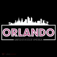 Retro Orlando City Skyline Women's Hoodie thumb 2