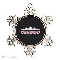 Retro Orlando City Skyline Ornament thumb 0