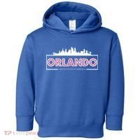 Retro Orlando City Skyline Toddler Hoodie thumb 0