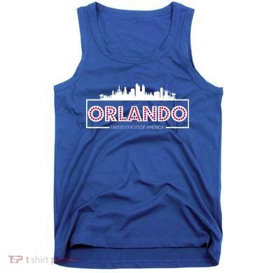 Retro Orlando City Skyline Tank Top