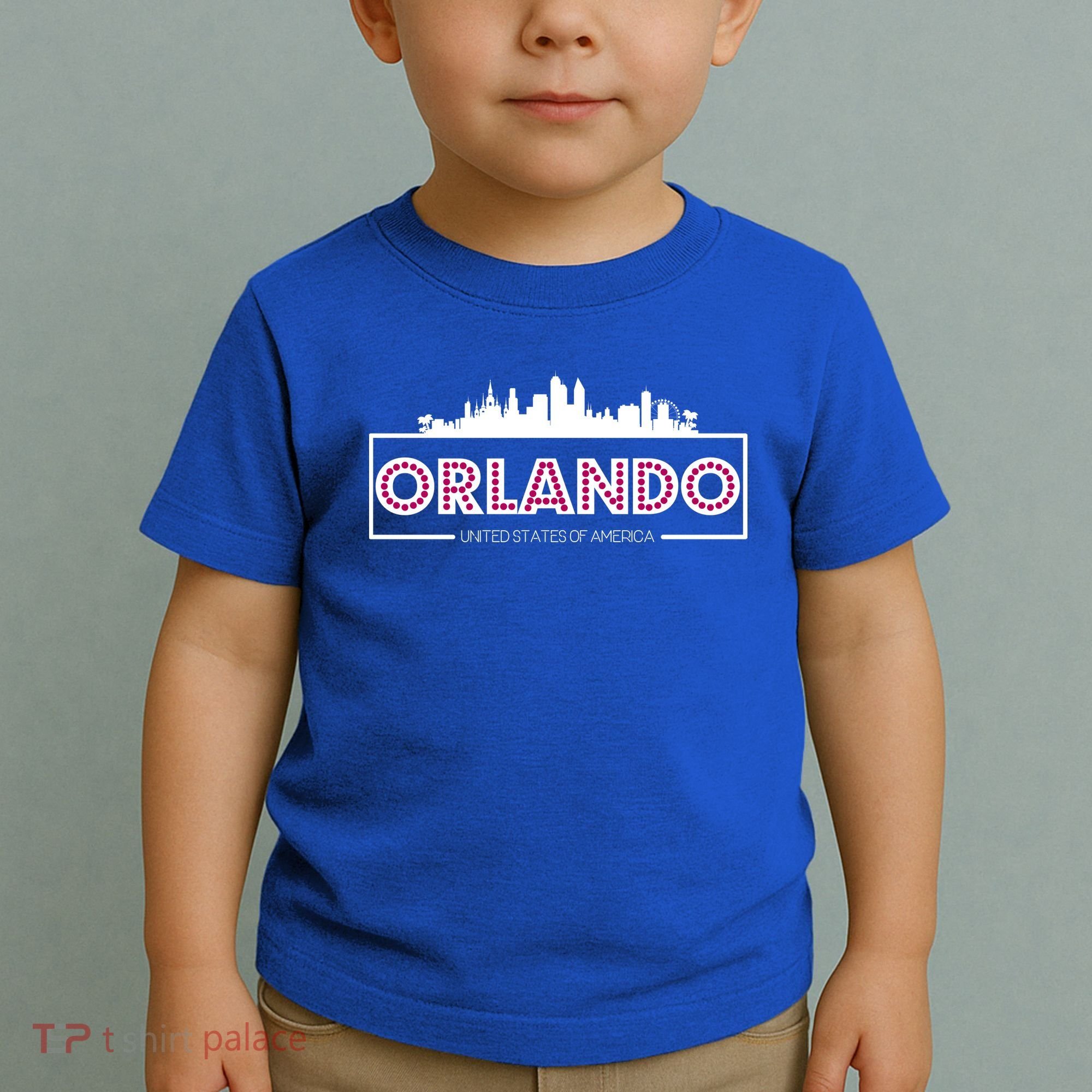 Retro Orlando City Skyline Toddler T-Shirt