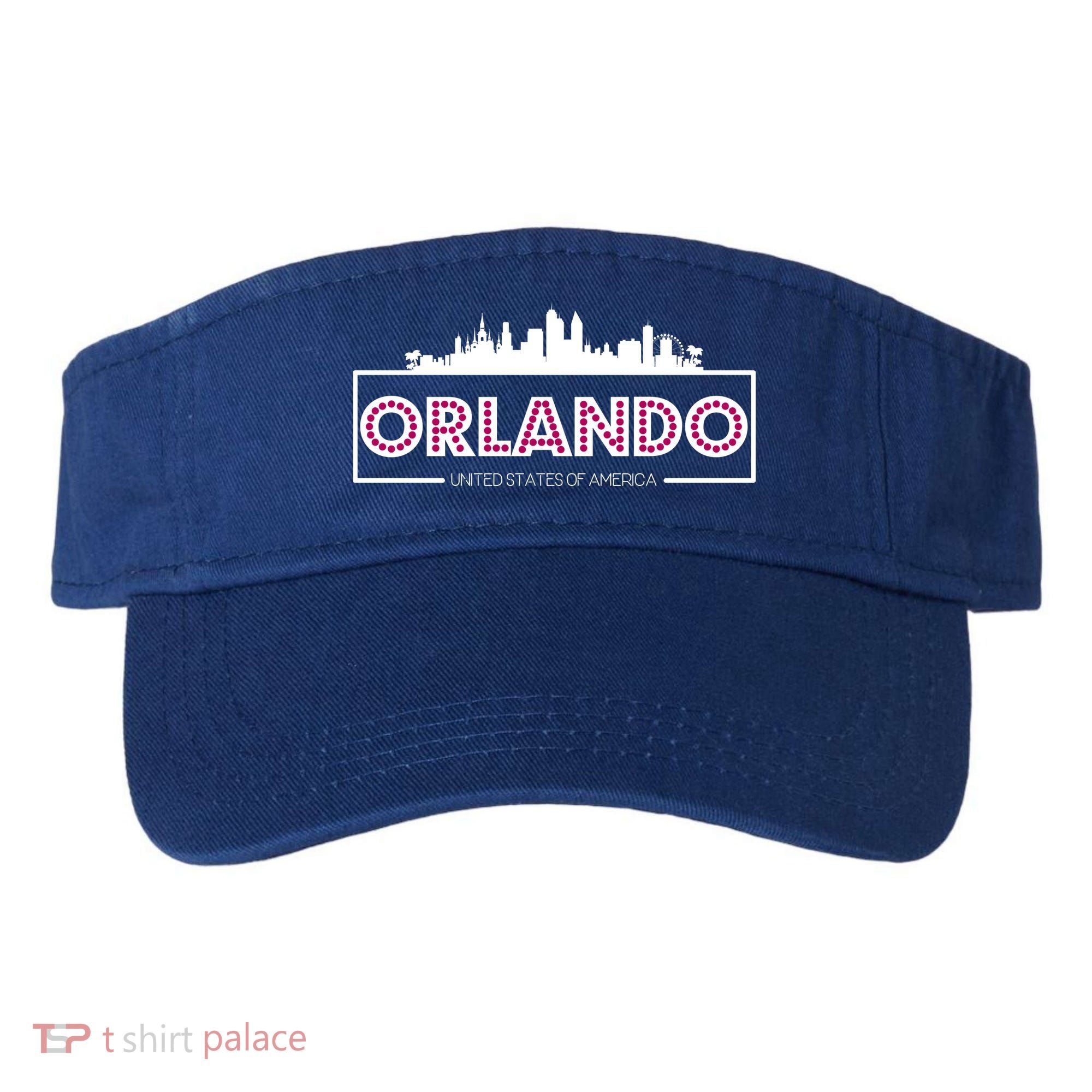 Retro Orlando City Skyline Visor