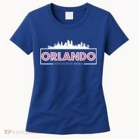 Retro Orlando City Skyline Women's T-Shirt thumb 0