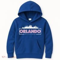 Retro Orlando City Skyline Kids Hoodie thumb 0