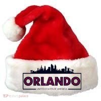 Retro Orlando City Skyline Santa Hat thumb 0