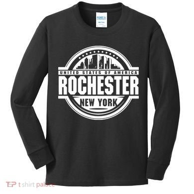 Rochester New York Kids Long Sleeve Shirt