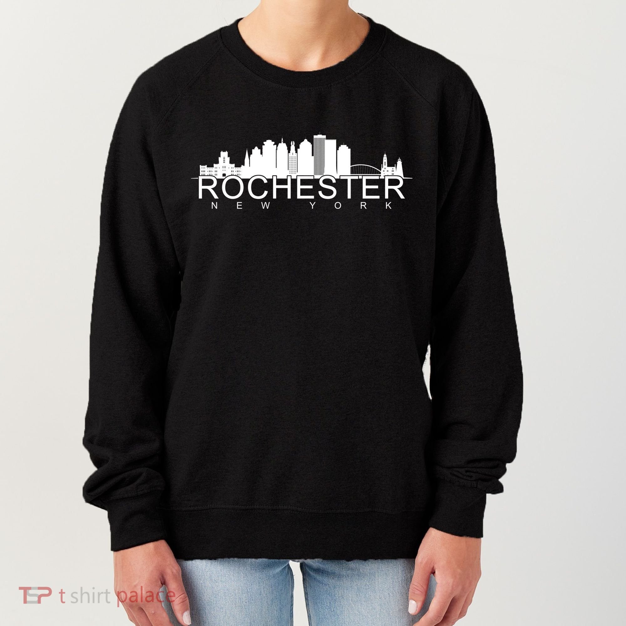 Rochester New York Skyline Women's Sweatshirt