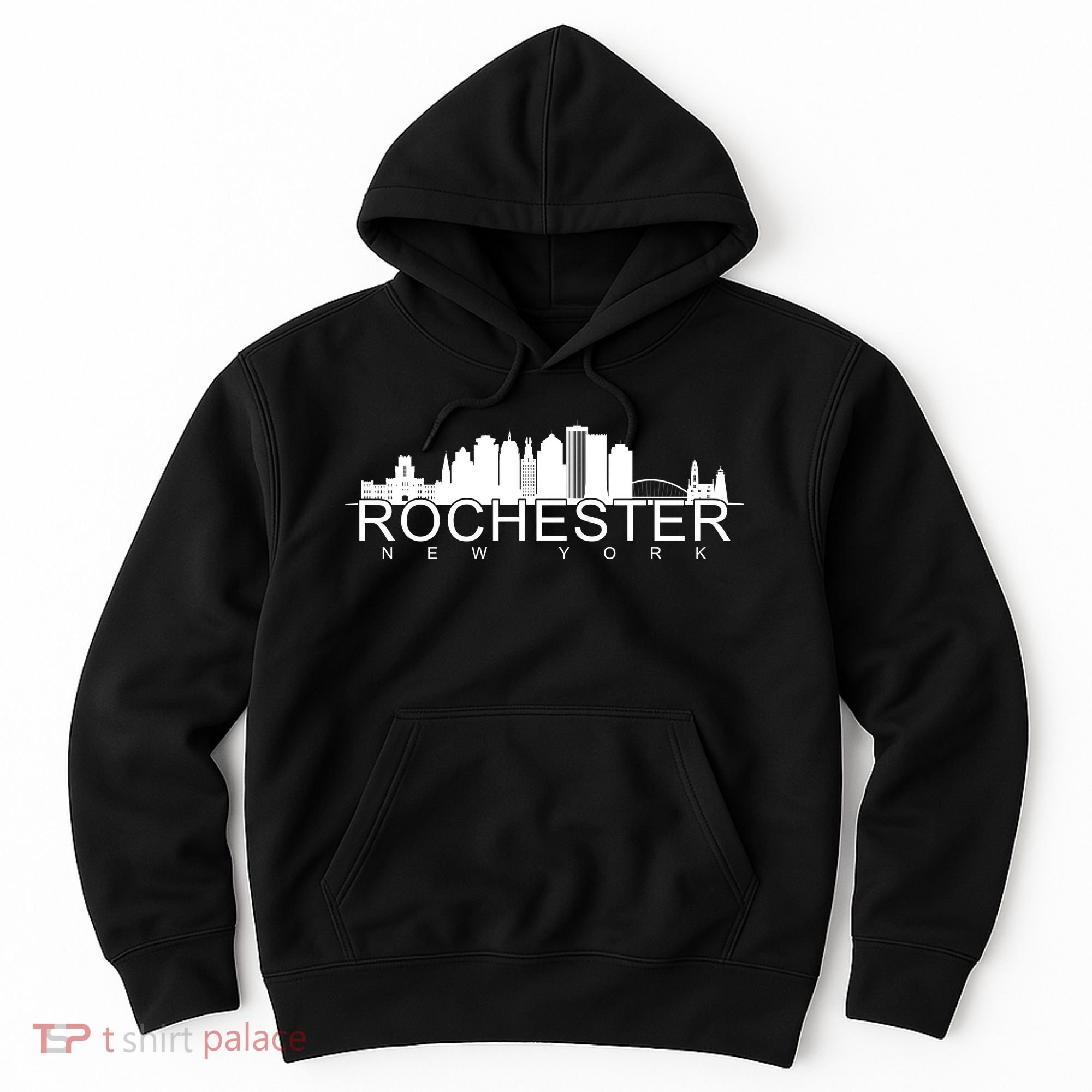 Rochester New York Skyline Hoodie