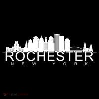 Rochester New York Skyline Hoodie thumb 7