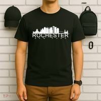 Rochester New York Skyline T-Shirt thumb 6
