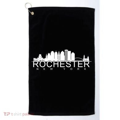 Rochester New York Skyline Golf Towel