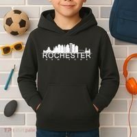 Rochester New York Skyline Kids Hoodie thumb 2