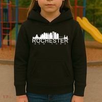 Rochester New York Skyline Kids Hoodie thumb 3