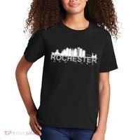 Rochester New York Skyline Kids T-Shirt thumb 2