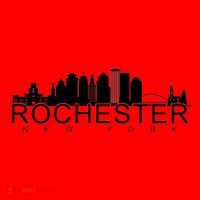Rochester New York Skyline Santa Hat thumb 1