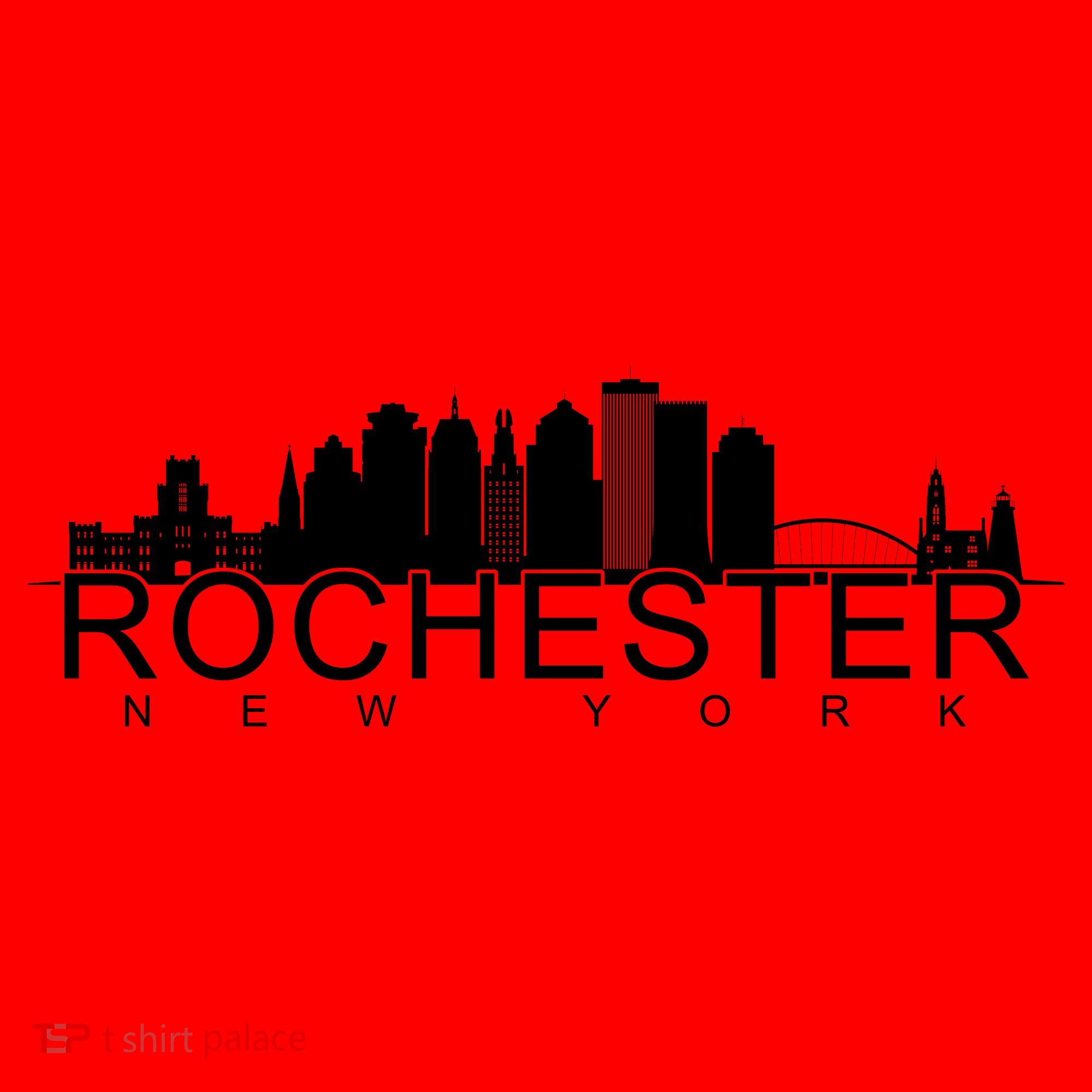 Rochester New York Skyline Santa Hat