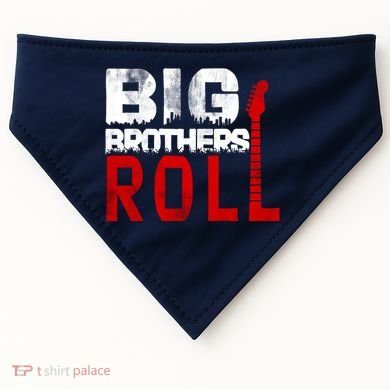 Rock And Roll Big Brothers USA-Made Doggie Bandana