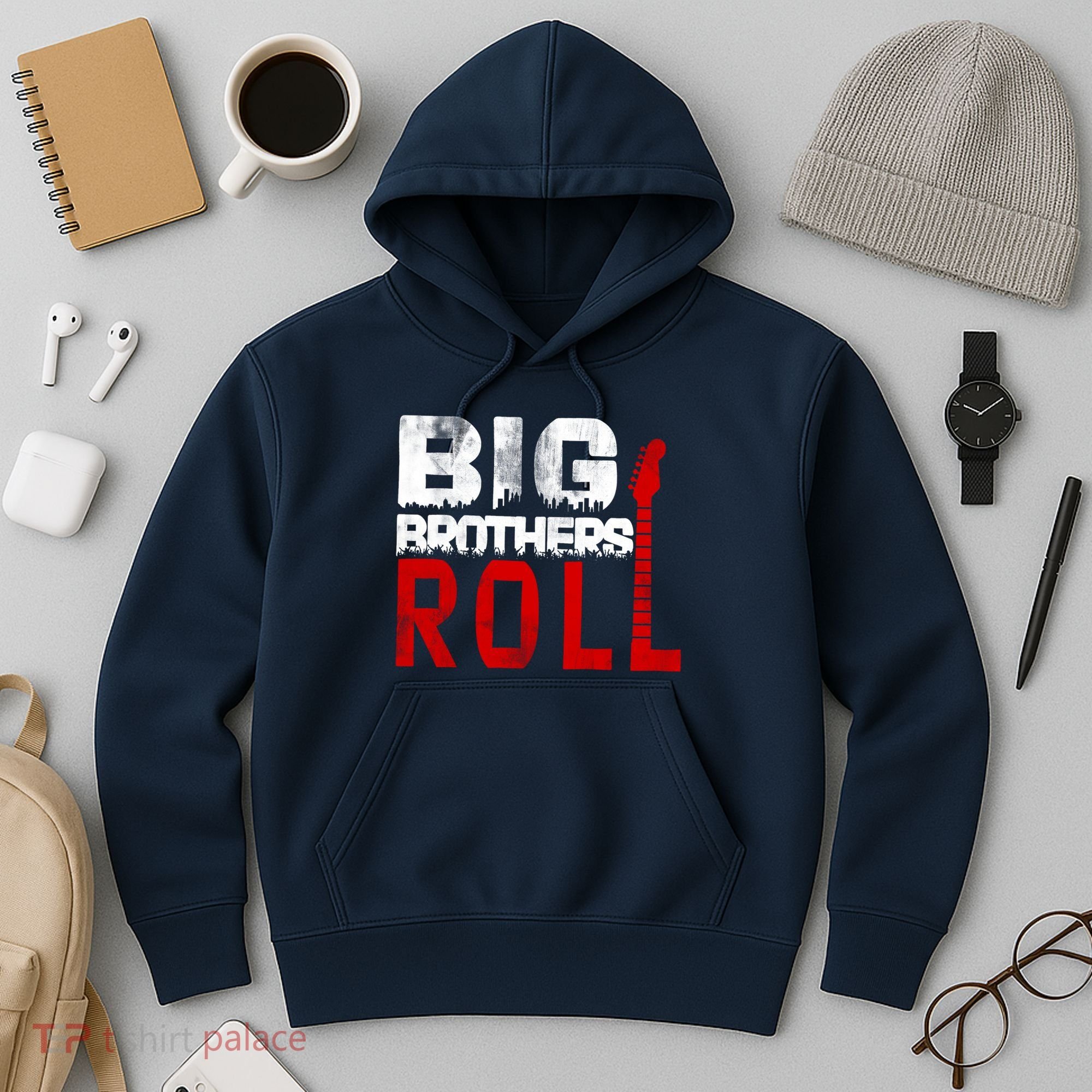 Rock And Roll Big Brothers Hoodie