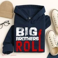 Rock And Roll Big Brothers Hoodie thumb 4