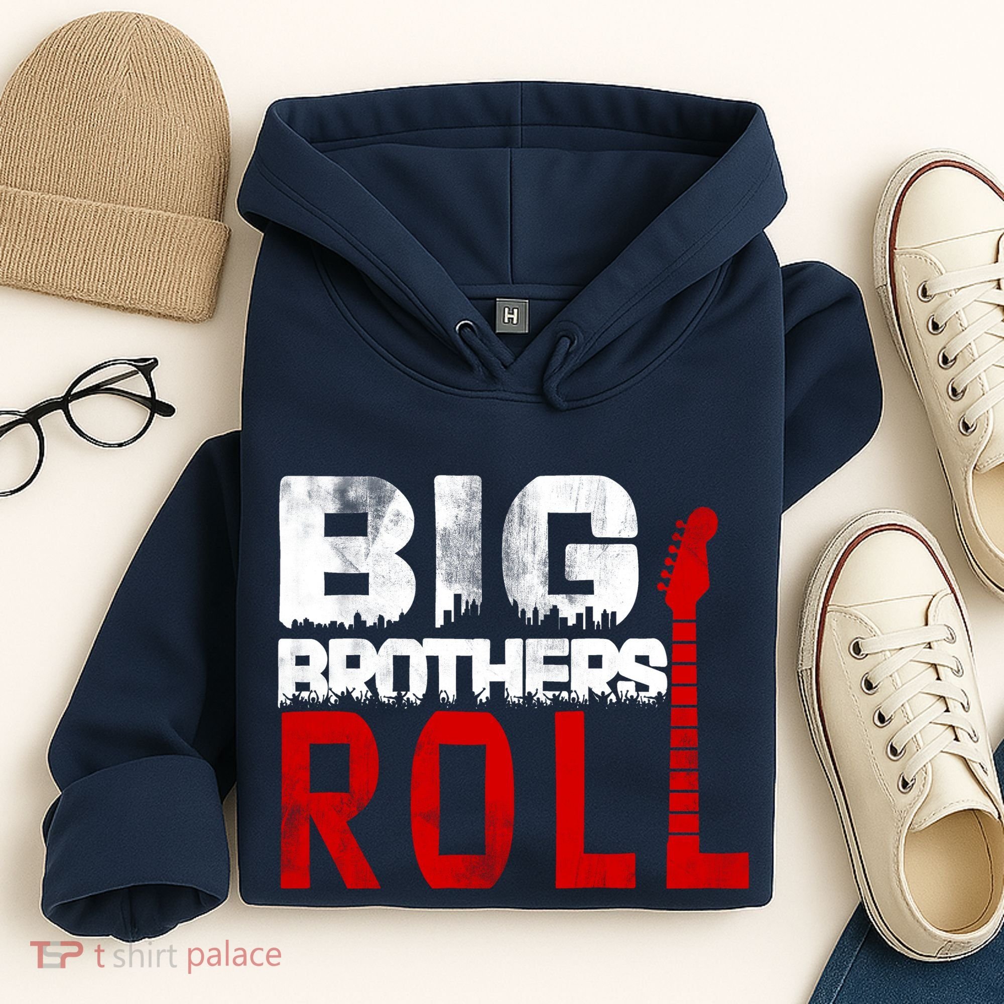 Rock And Roll Big Brothers Hoodie