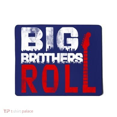 Rock And Roll Big Brothers Mousepad