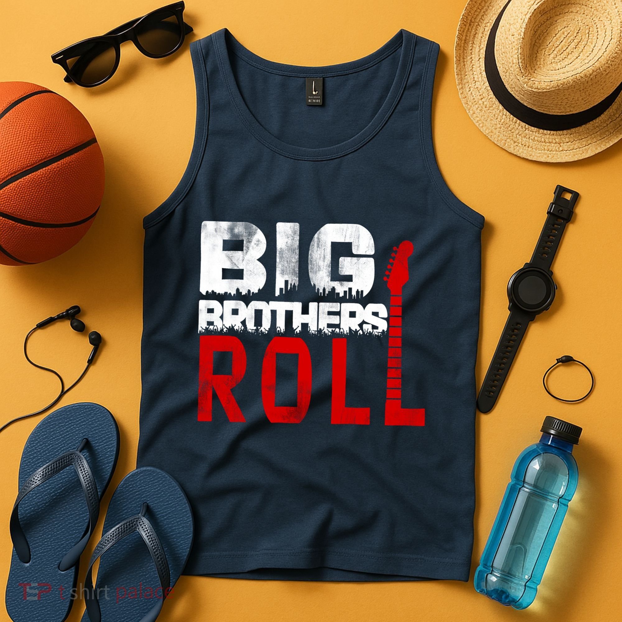 Rock And Roll Big Brothers Tank Top