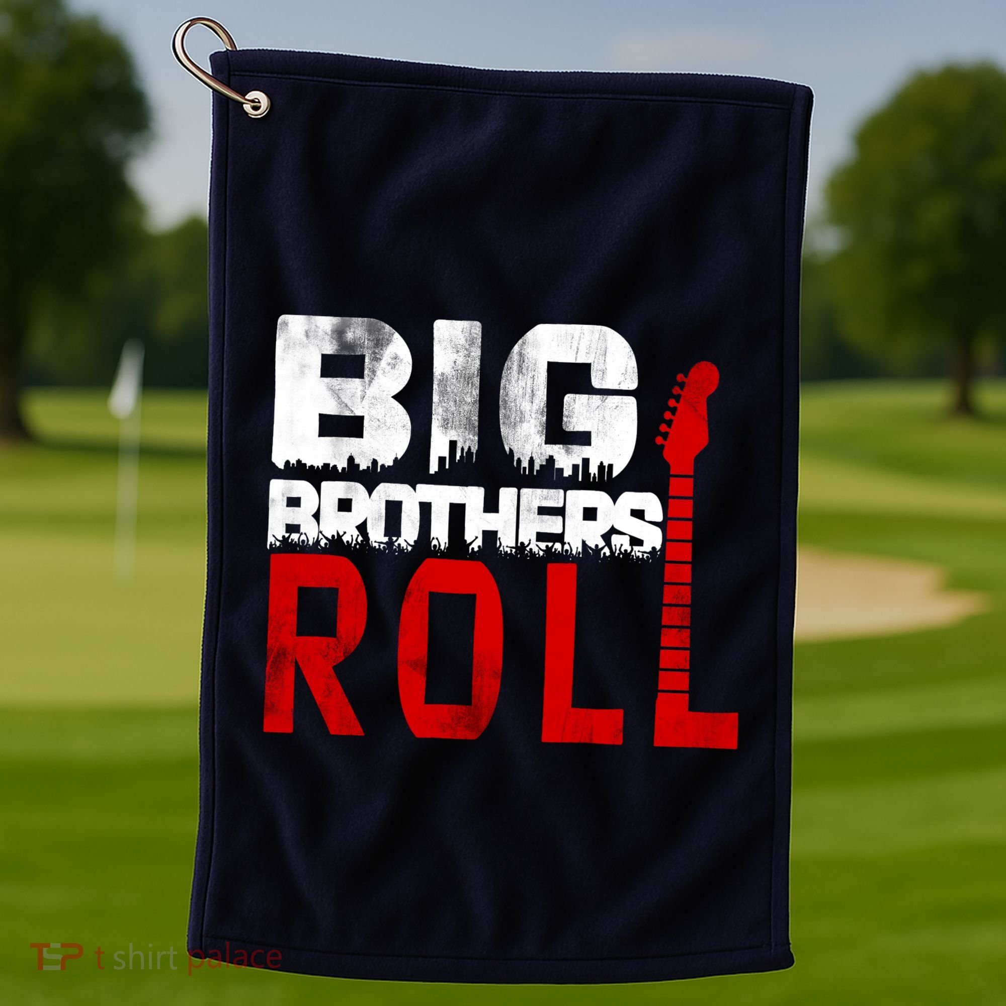Rock And Roll Big Brothers Golf Towel
