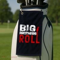 Rock And Roll Big Brothers Golf Towel thumb 2
