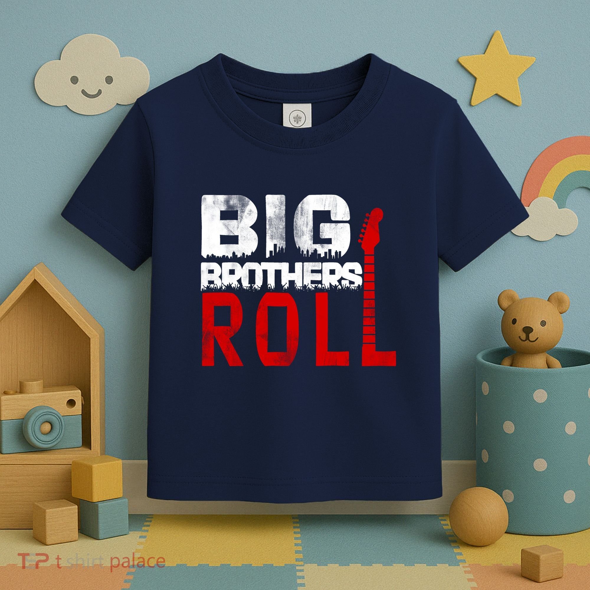 Rock And Roll Big Brothers Toddler T-Shirt