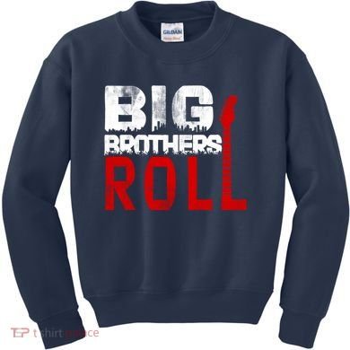 Rock And Roll Big Brothers Kids Sweatshirt
