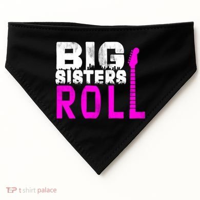 Rock And Roll Big Sisters USA-Made Doggie Bandana