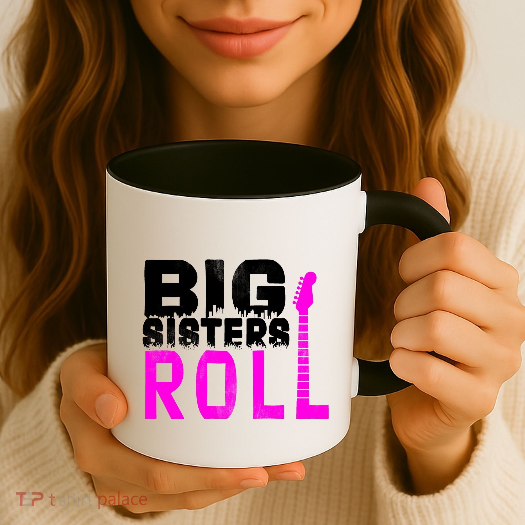 Rock And Roll Big Sisters Coffee Mug