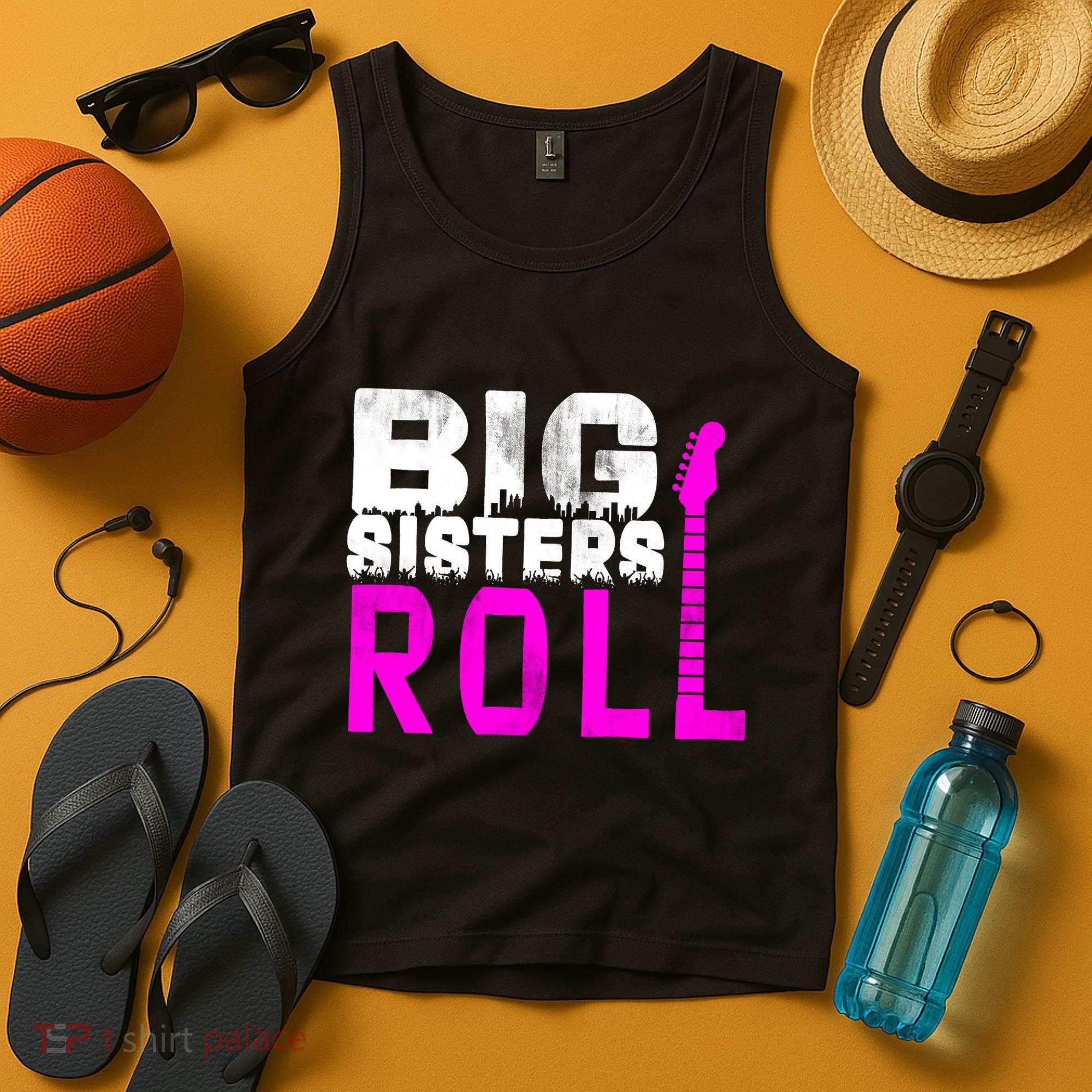 Rock And Roll Big Sisters Tank Top