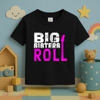 Rock And Roll Big Sisters Toddler T-Shirt thumb 3