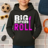 Rock And Roll Big Sisters Kids Hoodie thumb 2