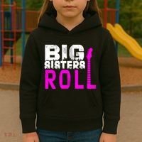 Rock And Roll Big Sisters Kids Hoodie thumb 3