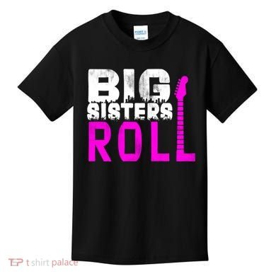 Rock And Roll Big Sisters Kids T-Shirt