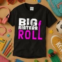 Rock And Roll Big Sisters Kids T-Shirt thumb 3