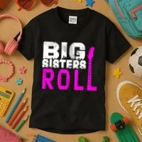 Rock And Roll Big Sisters Kids T-Shirt thumb 3