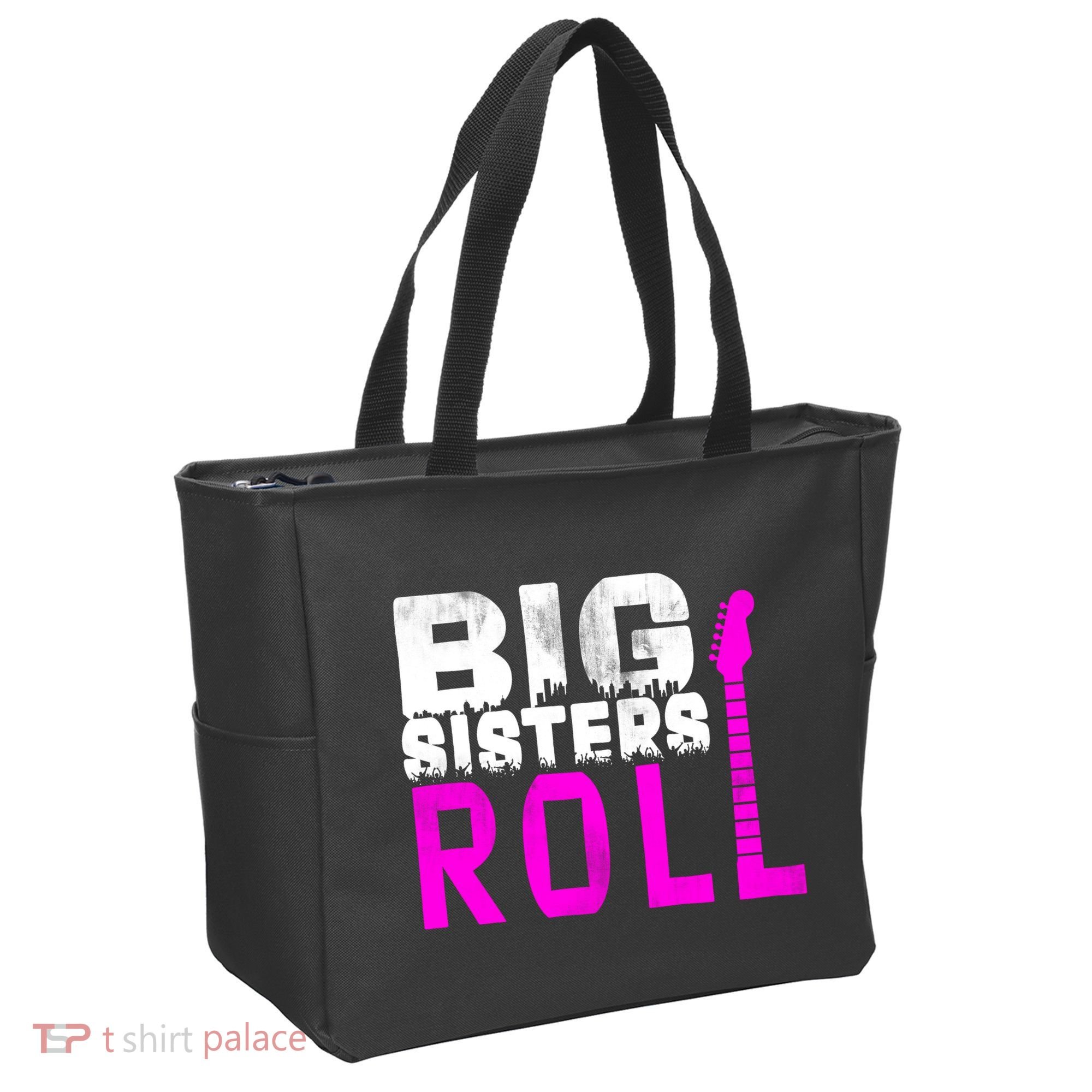 Rock And Roll Big Sisters Tote Bag