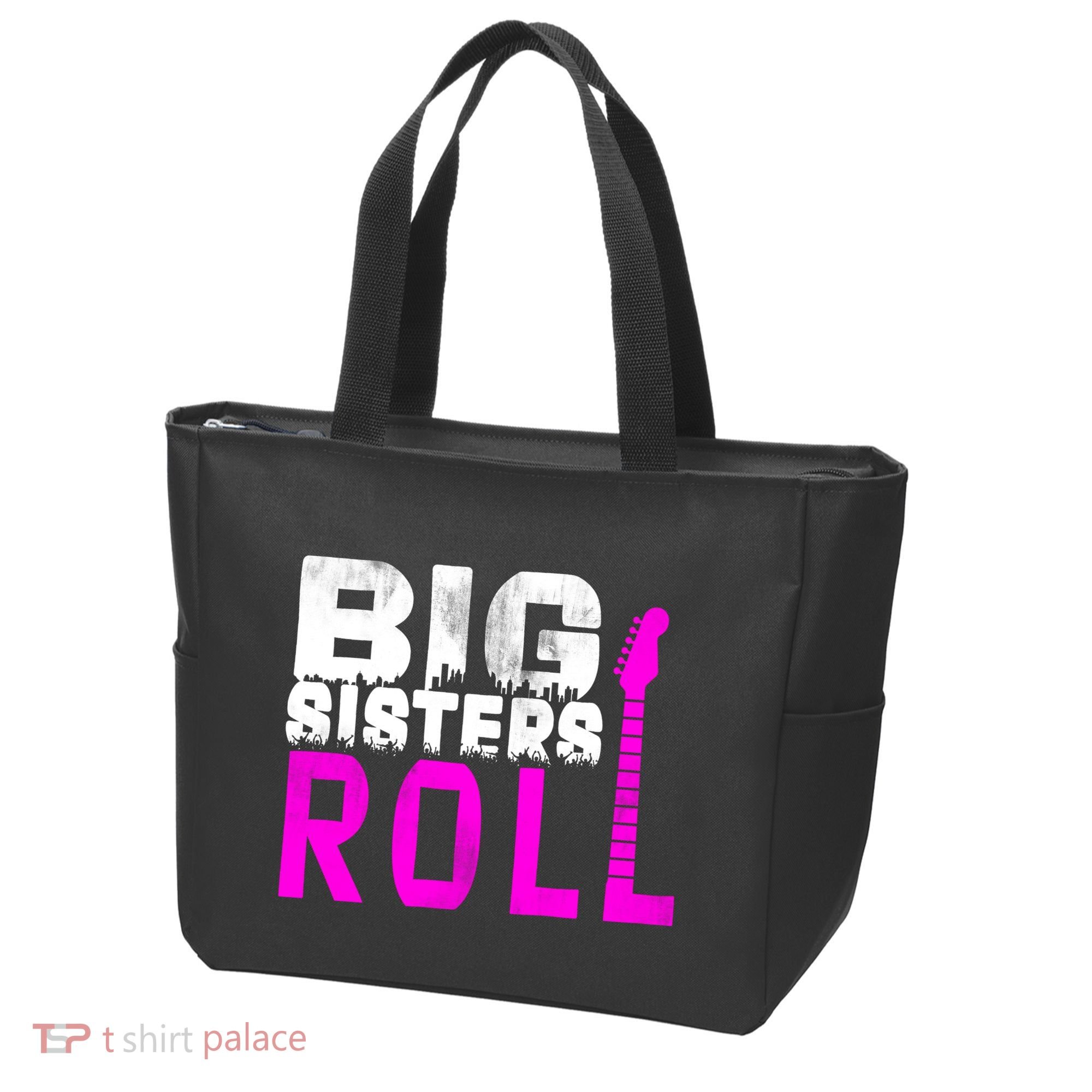 Rock And Roll Big Sisters Tote Bag