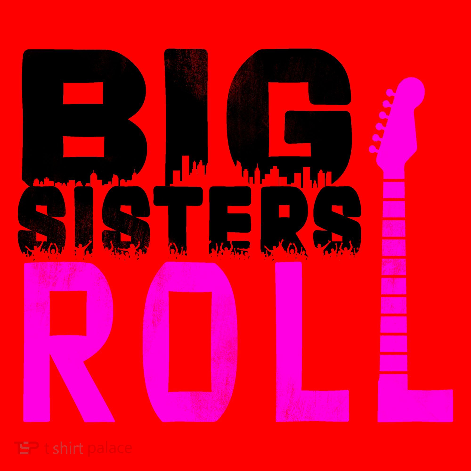 Rock And Roll Big Sisters Santa Hat