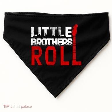 Rock And Roll Little Brothers USA-Made Doggie Bandana